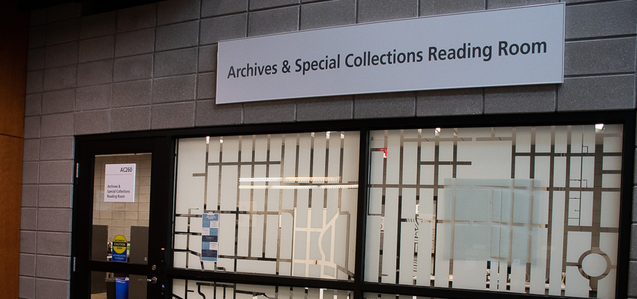 Image of the Archives & Special Collections reading room