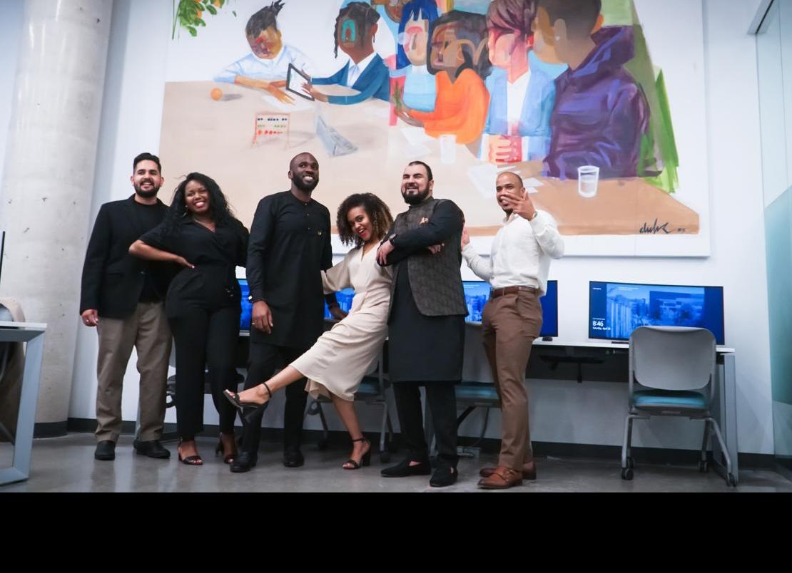 Mural celebrating Black entrepreneurship and inclusive excellence