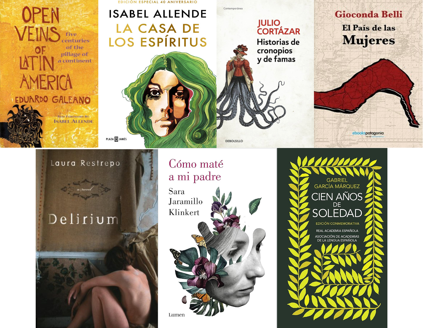 Collage of book covers for Hispanic and Latin Heritage Month