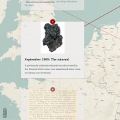 Screenshot of the storymap "A Short Story of Germanium"