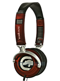 Motion stereo headphones with in-line microphone